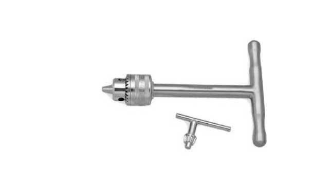 Steinmann pin introducer S.S. with S.S. Chuck & Key 